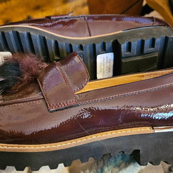 FRANCO SARTO CAROLYN SIZE 10 - RARE FUR TASSEL (RABBIT) - NEW NEVER WORN - - Picture 2 of 5